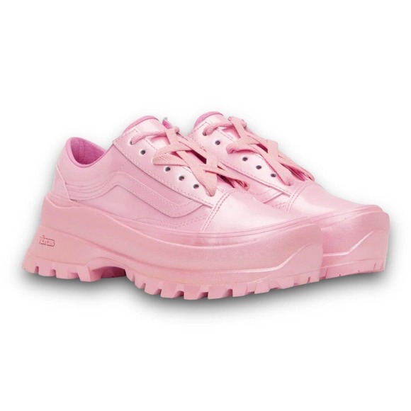 VANS x Collina Strada Womens Old Skool Pink Platform Vibram DX Sneakers Size 10 - Picture 2 of 11